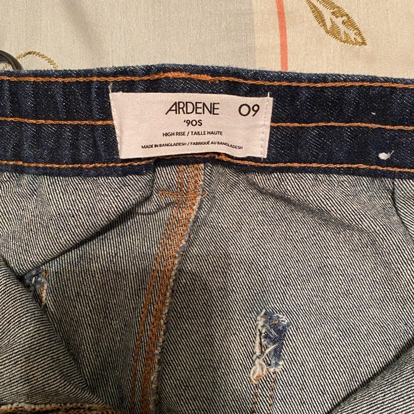 Ardene 90s, Women’s Size 09 Navy High Rise Denim Painter/Cargo Streetwear Pants - Picture 6 of 6